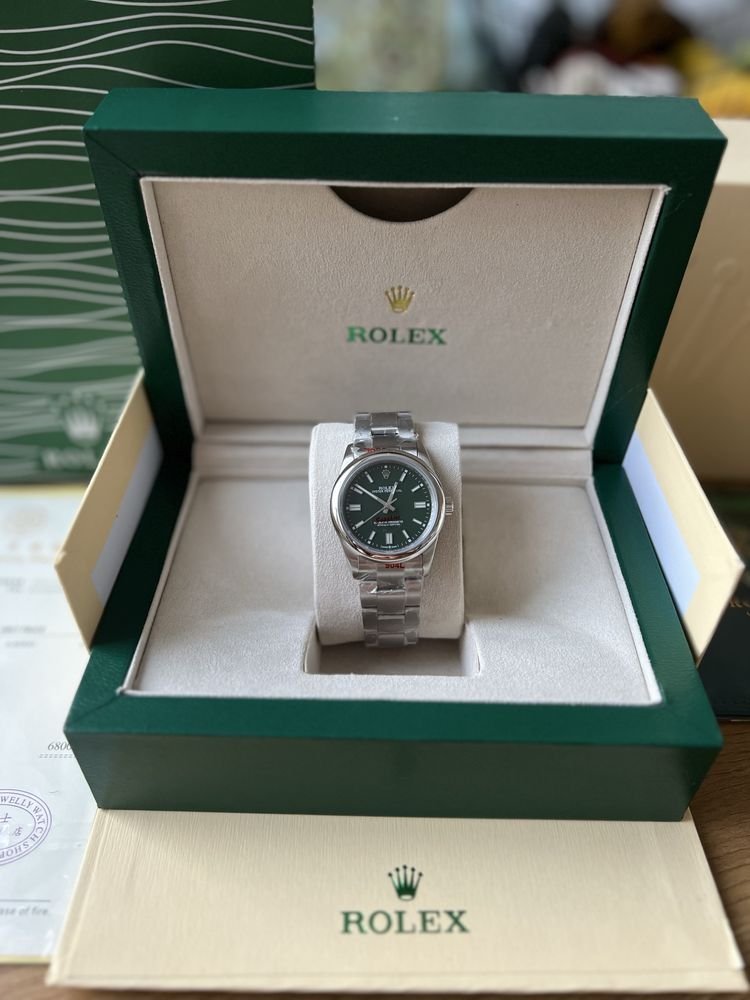 Rolex Oyster Perpetual Green 36 mm | ДАМСКИ МОДЕЛ!!