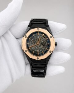 Мъжки Hublot Orlinski Chronograph Black / Rose Gold #156
