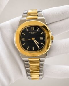 Мъжки Patek Philippe Nautilus Two-Tone Black Dial #108
