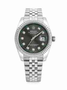 Мъжки Rolex Datejust Grey Diamond Dial Steel #136