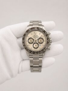 Мъжки Rolex Daytona Cream Dial Brown Bezel Steel #115