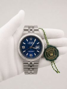 Мъжки Rolex Land-Dweller Blue Motif Dial Steel #100