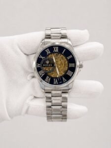 Мъжки Rolex Skeleton Blue Dial Steel #118
