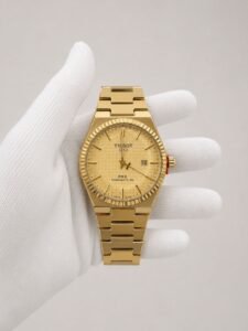 Мъжки Tissot PRX Powermatic 80 Gold / Champagne #162