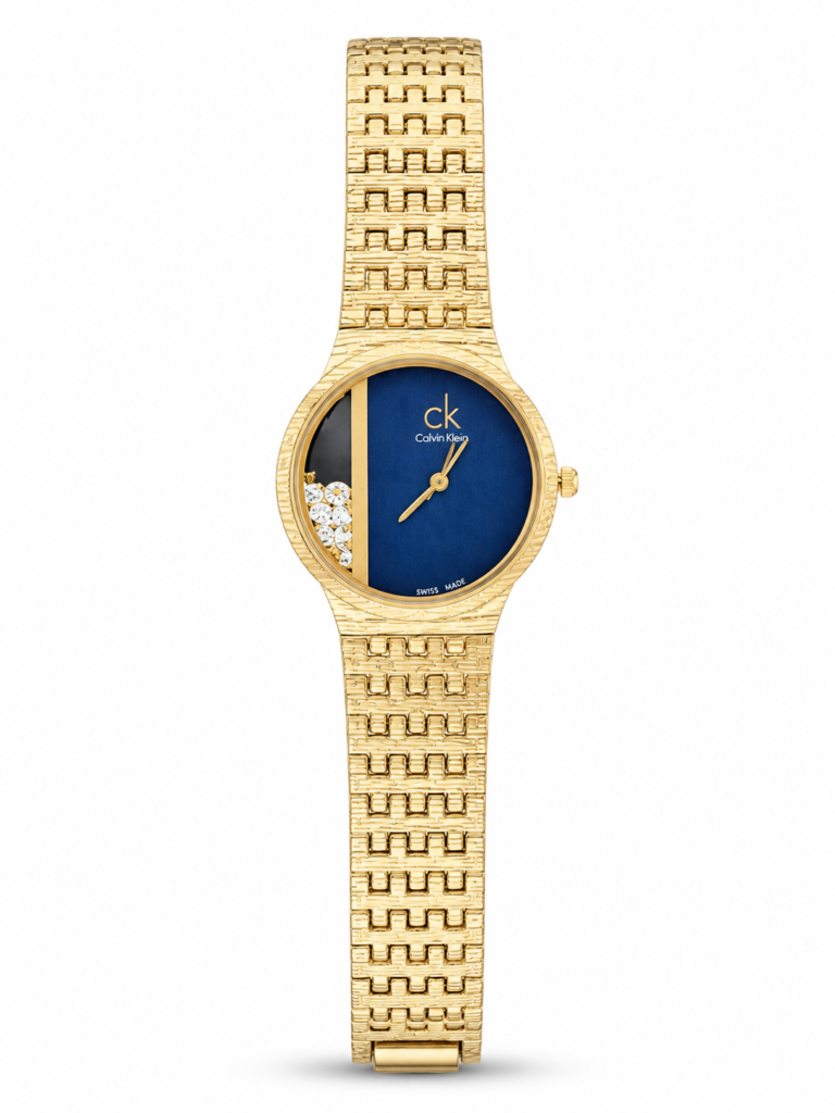 Calvin Klein Classic Gold / Blue — ДАМСКИ МОДЕЛ