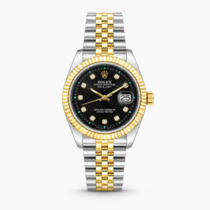Мъжки Rolex Datejust Two-Tone Black Diamond Dial #224