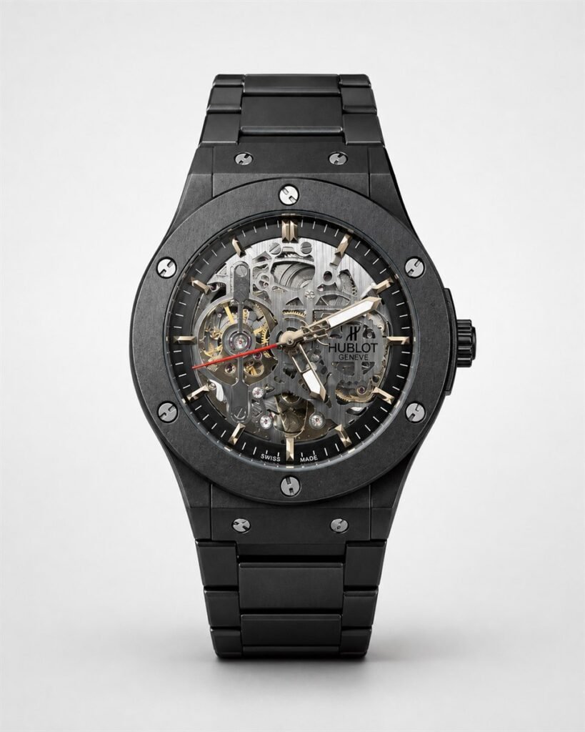 Мъжки Hublot Classic Fusion Skeleton All Black #278