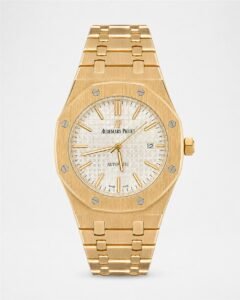Мъжки Audemars Piguet Royal Oak Gold / White Dial #281