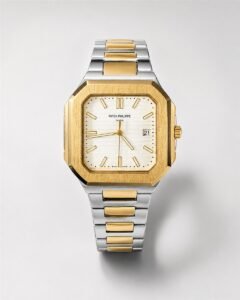Мъжки Patek Philippe Nautilus Square Two-Tone / White Dial #288