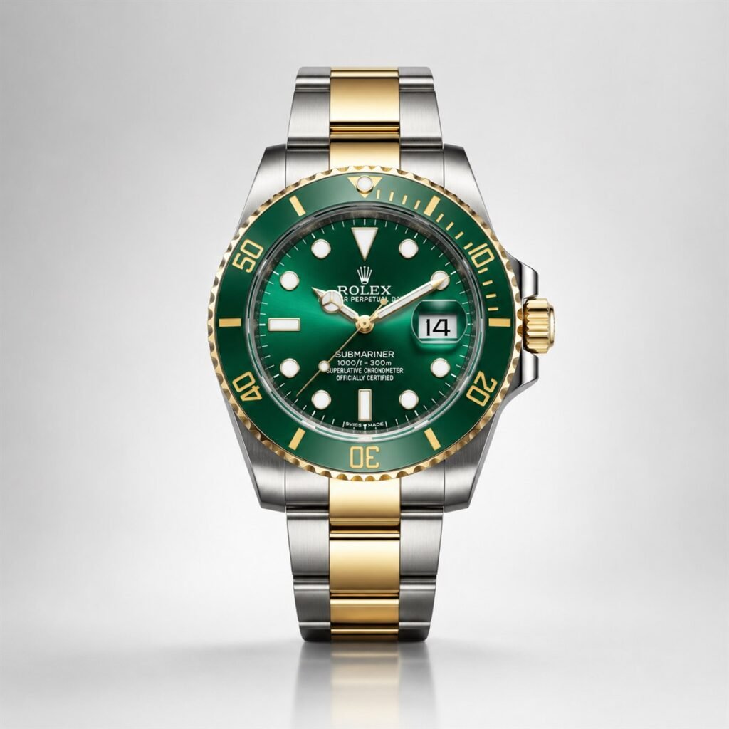 Мъжки Rolex Submariner Two-Tone Green Dial #299