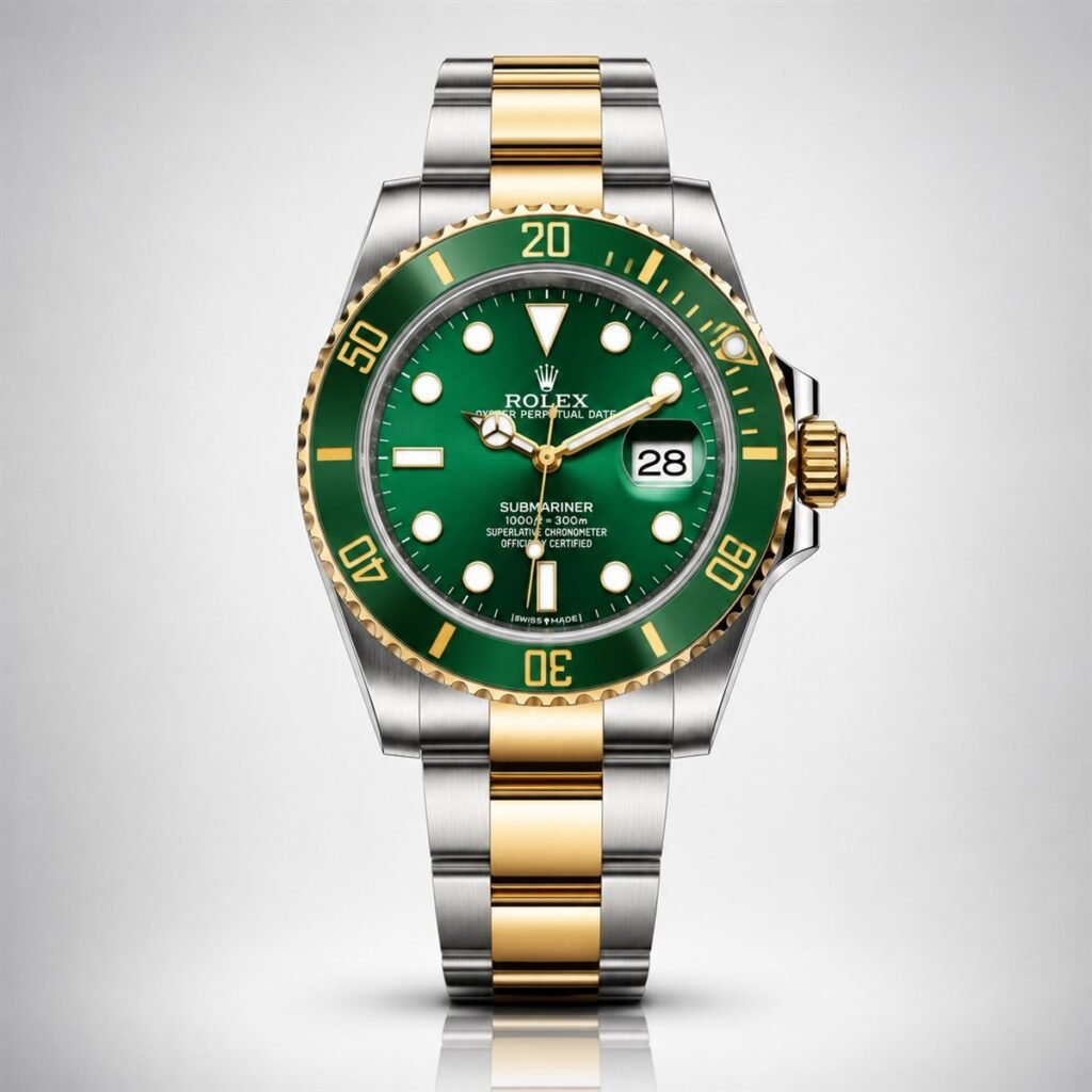 Мъжки Rolex Submariner Two-Tone Green Dial II #304