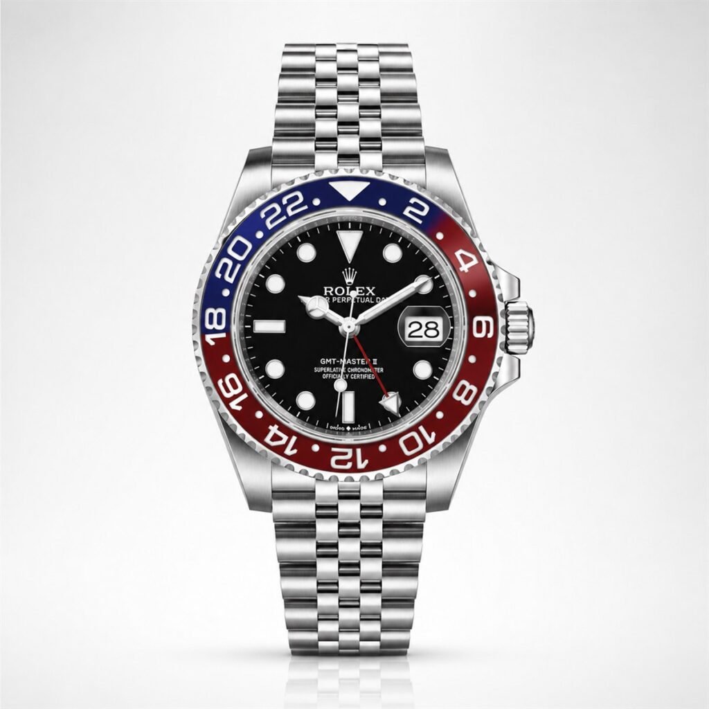 Мъжки Rolex GMT-Master II Blue / Red Jubilee #305