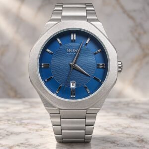 Мъжки Hugo Boss Octagon Steel / Blue Dial #364