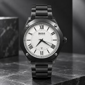 Мъжки Hugo Boss Octagon Roman Black / White Dial #383