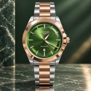 Мъжки Longines Conquest Rose Gold Two-Tone / Green Dial #398
