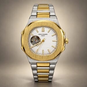Мъжки Patek Philippe Nautilus Two-Tone White Dial Open Heart #361